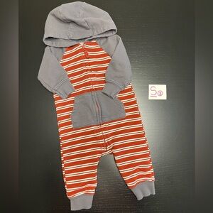 Carter’s 6m Zip Up Hooded Cotten One Piece
